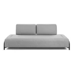 Jasnoszara sofa Kave Home Compo