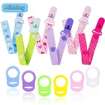 New Adjust Baby Pacifier Clip Chain Ribbon Dummy Holder Soother Pacifier Clips Leash Strap Nipple Holder for Infant Feeding Gift