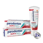 PARODONTAX White DUO na ďasná, dych a citlivé zuby, bielenie 2 x 75 ml