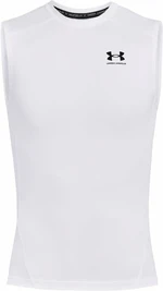 Under Armour UA HG Armour White/Black S Fitness koszulka