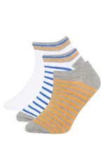 DEFACTO Size 3-Pack Cotton Ankle Socks