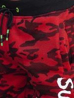 Men's camouflage sweatpants with red print Dstreet