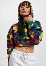 Women's crop sweatshirt HideMe Hoody colorful