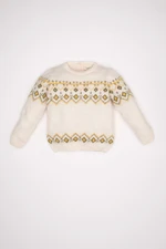 DEFACTO Baby Boy Ethnic Patterned Knitwear Sweater