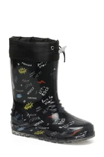 YELLOW KIDS RUTA 3PR BLACK Boy Rain Boots