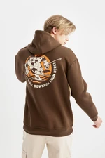 DEFACTO Looney Tunes Boxy Fit Hooded Back Printed Sweatshirt