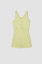 DEFACTO Girl's Suspender Short Jumpsuit