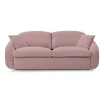 Jasnoróżowa rozkładana sofa 235 cm Cezanne – Bobochic Paris