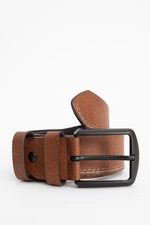 DEFACTO Men's Rectangular Buckle Faux Leather Jean Belt