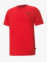 Puma ESS Small Logo Triko Červená