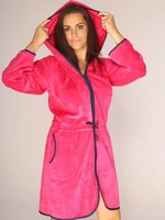 Bathrobe De Lafense 313 Desiree zipper S-2XL women's raspberry 021