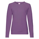 Purple sweatshirt classic light Fruit of the Loom