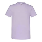 Lavender Men's Combed Cotton T-shirt Iconic Sleeve Fruit of the Loom