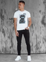 Men's T-shirt with white Dstreet print