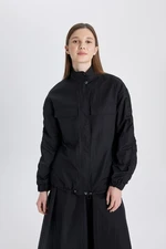 DEFACTO Oversize Wide Cut Half Turtleneck Parachute Jacket