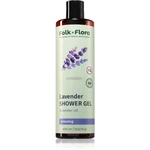 Folk & Flora Lavender relaxačný sprchový gél 400 ml