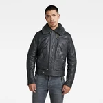 G-STAR Jacket - Leather jkt grey