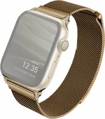 Uniq Dante Mesh Steel Caramel Gold 44 mm-42 mm Correa