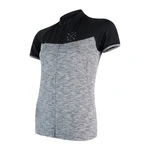 Women's cycling jersey Sensor Cyklo Motion Grey/Black