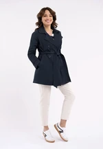 Volcano Woman's Coat J-Tango Navy Blue