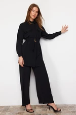 Trendyol Black Woven Two Piece Set