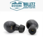 Dekoni Audio ETZ-TWS-PL Black Štuple na slúchadlá