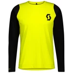 Men's Cycling Jersey Scott Trail Progressive L/Sl Sulphur Yellow/Black