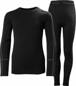 Helly Hansen JR Lifa Merino Midweight Set Black 16 Bielizna żeglarska termoaktywna