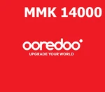 Ooredoo 14000 MMK Mobile Top-up MM