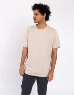 Knowledge Cotton LOKE badge tee 1228 Light feather gray M