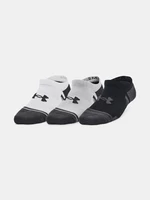 Set of three pairs of children's socks in white, gray and black Under Armour Performance