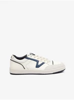 Men's Cream Leather Sneakers VANS Lowland CC - Men's