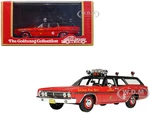 1970 Ford Galaxie Station Wagon Red with Black Top "Chicago Fire Department Fire Chief" Limited Edition to 180 pieces Worldwide 1/43 Model Car by Gol