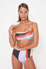 Top bikini da donna Trendyol Abstract Pattern