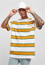 Starter Logo Striped Tee White/Yellow