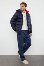 Trendyol Navy Blue Men's Regular Fit Puffer Winter Coat