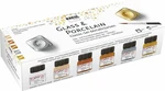 Kreul Classic Metallic Set Farbset für Glas und Porzellan Metallisch 6 x 20 ml