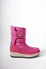 Riccon Ealgeth Kids Velcro Snow Boots 001290 Fuchsia Patterned