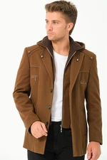 K7532 DEWBERRY MEN'S COAT-PLAIN CAMEL