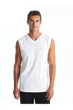 LC Waikiki Lw - V Neck Sleeveless Combed Cotton Men's Undershirt