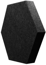 Mega Acoustic HexaPET 5 cm Black Panou absorbant din spumă