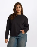 Organic Basics True Heavy Boxy Long Sleeve Tee Black XS