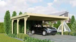 Dřevěný přístřešek / carport CLASSIC 1A Dekorhome