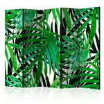 Paraván Tropical Leaves Dekorhome 225x172 cm (5-dílný)