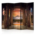 Paraván Trail of Rocky Temples Dekorhome 225x172 cm (5-dílný)