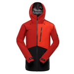 Men's jacket with ptx membrane ALPINE PRO ZARR lava falls