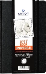 Canson Liv Universal Skicář 21,6 x 14 cm 96 g Black