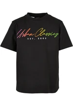 Boys Script Logo T-Shirt Black