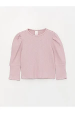 LC Waikiki Crew Neck Long Sleeve Baby Girl T-Shirt