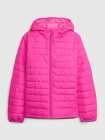 GAP Kids Quilted Jacket Hooded - Girls